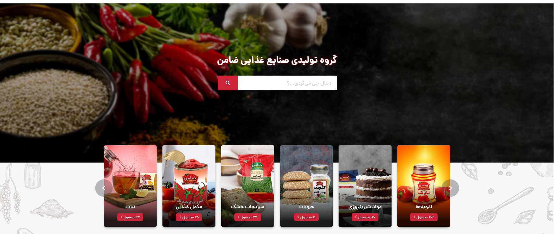  گروه تولیدی صنایع غذایی ضامن